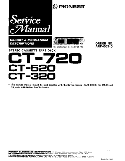 Pioneer hfe pioneer ct-320 520 720 service arp-003-0  Pioneer Audio CT-520 hfe_pioneer_ct-320_520_720_service_arp-003-0.pdf