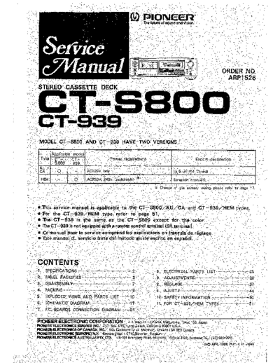 Pioneer ct-939 s800 sm  Pioneer Audio CT-939 pioneer_ct-939_s800_sm.pdf