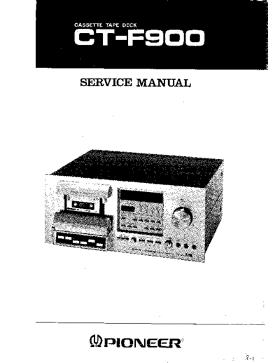 Pioneer hfe pioneer ct-f900 schematics  Pioneer Audio CT-F900 hfe_pioneer_ct-f900_schematics.pdf