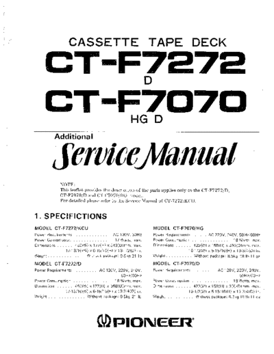 Pioneer hfe pioneer ct-f7070 f7272 service add en  Pioneer Audio CT-F7070 hfe_pioneer_ct-f7070_f7272_service_add_en.pdf