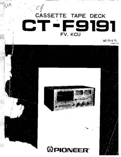 Pioneer ct f9191 art 138 0 146  Pioneer Audio CT-F9191 ct_f9191_art_138_0_146.pdf