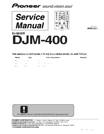 Pioneer pioneer djm-400  Pioneer Audio DJM-400 pioneer_djm-400.pdf