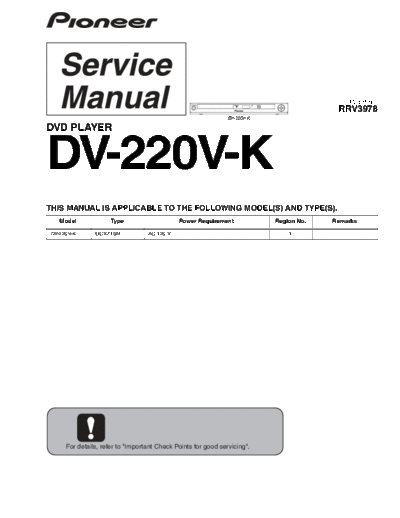 Pioneer hfe   dv-220v-k service  Pioneer Audio DV-220V-K hfe_pioneer_dv-220v-k_service.pdf
