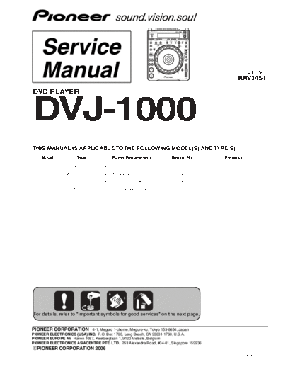 Pioneer Pioneer DVJ-1000 (RRV3454)  Pioneer Audio DVJ-1000 Pioneer DVJ-1000 (RRV3454).pdf