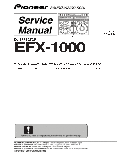 Pioneer pioneer efx-1000 rrv3122 sm  Pioneer Audio EFX-1000 pioneer_efx-1000_rrv3122_sm.pdf