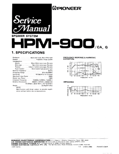 Pioneer hfe   hpm-900 service en  Pioneer Audio HPM-900 hfe_pioneer_hpm-900_service_en.pdf