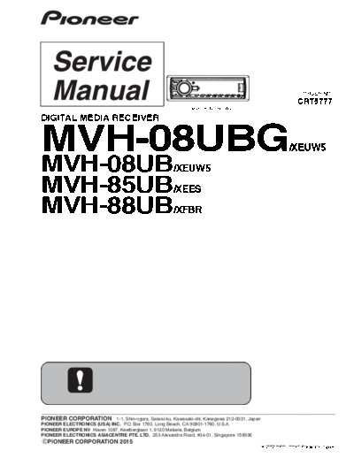 Pioneer pioneer mvh-08ubg mvh-85ub mvh-88ub sm  Pioneer Audio MVH-08UB pioneer_mvh-08ubg_mvh-85ub_mvh-88ub_sm.pdf