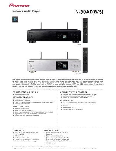 Pioneer N-30AE  Pioneer Audio N-30AE N-30AE.pdf