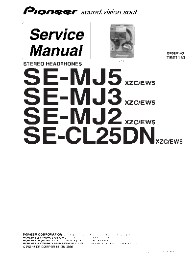 Pioneer trt1150 se mj5 169  Pioneer Audio Pioneer Head-Phones trt1150_se_mj5_169.pdf