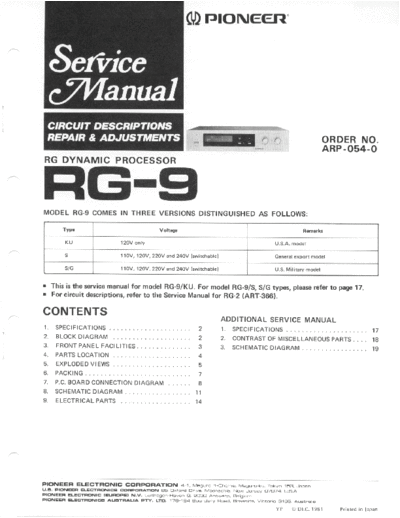 Pioneer rg 9 arp 054 0 110  Pioneer Audio RG-9 rg_9_arp_054_0_110.pdf