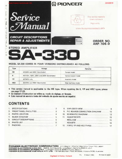 Pioneer sa-330  Pioneer Audio SA-330 sa-330.pdf