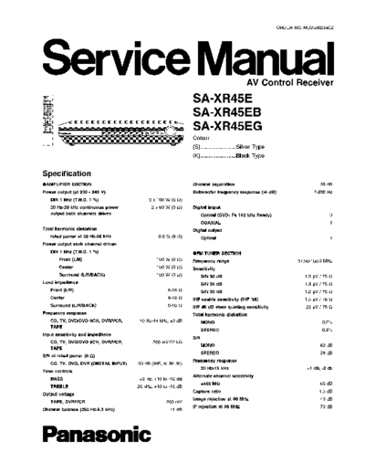 Pioneer hfe panasonic sa-xr45e service en  Pioneer Audio SA-XR45E hfe_panasonic_sa-xr45e_service_en.pdf