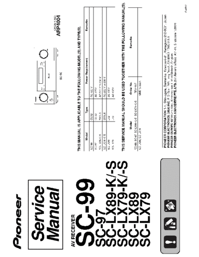 Pioneer hfe   sc-97 99 lx-79 89 service arp4004 en  Pioneer Audio SC-99 hfe_pioneer_sc-97_99_lx-79_89_service_arp4004_en.pdf