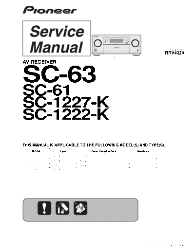 Pioneer hfe pioneer sc-61 63 1222-k 1227-k service en  Pioneer Audio SC-1222-1227 hfe_pioneer_sc-61_63_1222-k_1227-k_service_en.pdf