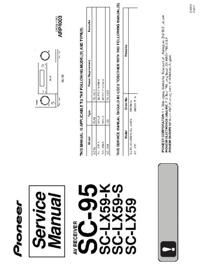 Pioneer hfe pioneer sc-95 lx-59 59-k 59-s service arp4003 en  Pioneer Audio SC-LX59-K hfe_pioneer_sc-95_lx-59_59-k_59-s_service_arp4003_en.pdf