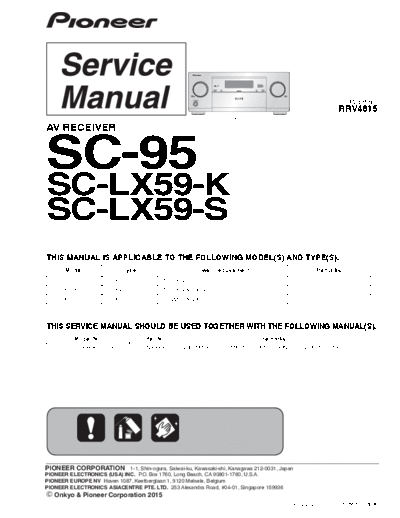 Pioneer RRV4615 - SC-95, SC-LX59-K, SC-LX59-S  Pioneer Audio SC-LX59-S RRV4615 - SC-95, SC-LX59-K, SC-LX59-S.pdf