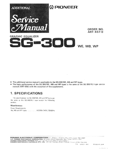 Pioneer hfe pioneer sg-300 service add en  Pioneer Audio SG-300 hfe_pioneer_sg-300_service_add_en.pdf