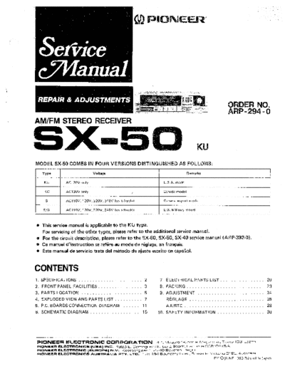 Pioneer hfe   sx-50 service arp-294-0 en  Pioneer Audio SX-50 hfe_pioneer_sx-50_service_arp-294-0_en.pdf