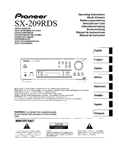 Pioneer hfe   sx-209rds multi  Pioneer Audio SX-209RDS hfe_pioneer_sx-209rds_multi.pdf