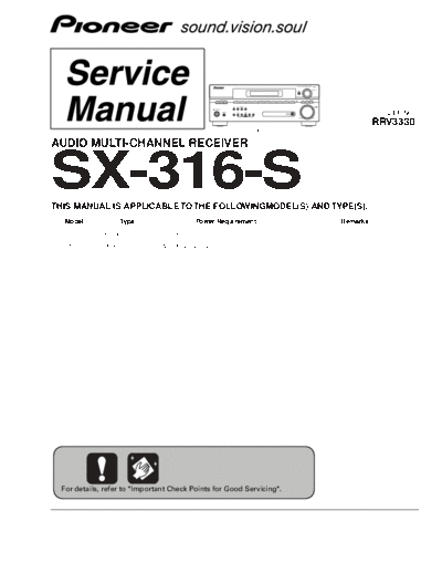 Pioneer hfe pioneer sx-316-s service  Pioneer Audio SX-316-S hfe_pioneer_sx-316-s_service.pdf