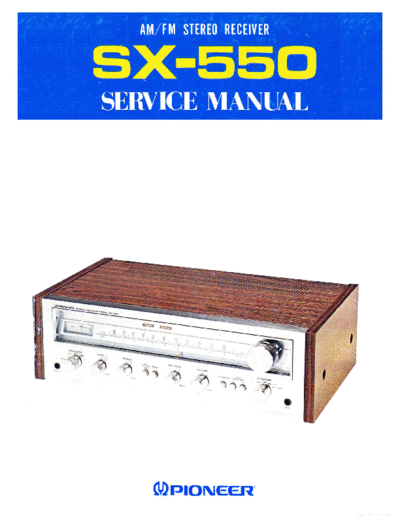 Pioneer hfe pioneer sx-550 service en  Pioneer Audio SX-550 hfe_pioneer_sx-550_service_en.pdf