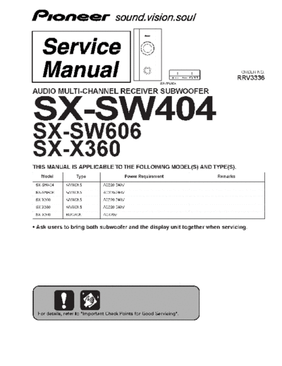 Pioneer hfe pioneer sx-sw404 sw606 x360 service  Pioneer Audio SX-SW404 hfe_pioneer_sx-sw404_sw606_x360_service.pdf