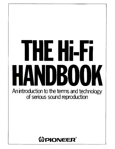 Pioneer ve pioneer the hi-fi handbook en  Pioneer Audio The Hi-Fi Handbook ve_pioneer_the_hi-fi_handbook_en.pdf