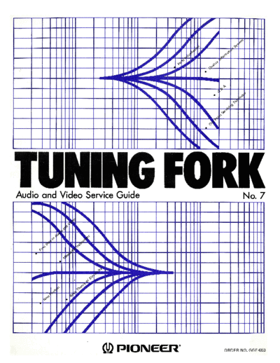 Pioneer hfe pioneer tuning fork no7  Pioneer Audio Tuning Fork Service Guide hfe_pioneer_tuning_fork_no7.pdf