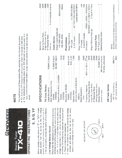 Pioneer hfe pioneer tx-410 en  Pioneer Audio TX-410L hfe_pioneer_tx-410_en.pdf