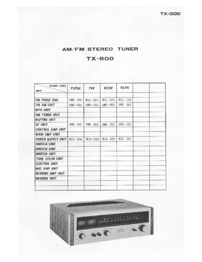 Pioneer hfe pioneer tx-800 schematics  Pioneer Audio TX-800 hfe_pioneer_tx-800_schematics.pdf