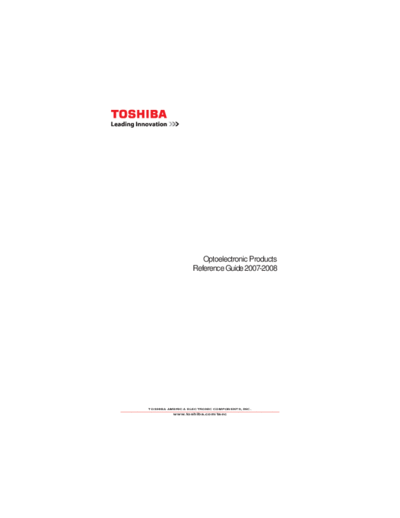 . Various Opto2007-2008 rev080907  . Various PHOTOCOUPLER CROSS REFERENCE Opto2007-2008_rev080907.pdf