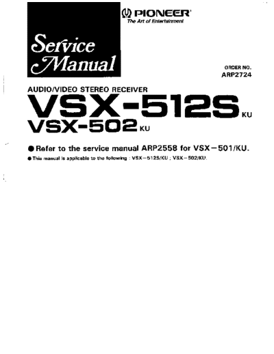 Pioneer hfe   vsx-502 512s service en arp2724  Pioneer Audio VSX-512S hfe_pioneer_vsx-502_512s_service_en_arp2724.pdf