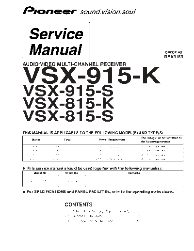 Pioneer hfe pioneer vsx-815-k-s 915-k-s service en rrv3169  Pioneer Audio VSX-815 hfe_pioneer_vsx-815-k-s_915-k-s_service_en_rrv3169.pdf