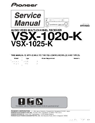 Pioneer hfe pioneer vsx-1020 1025-k service rrv4045 en  Pioneer Audio VSX-1020 hfe_pioneer_vsx-1020_1025-k_service_rrv4045_en.pdf