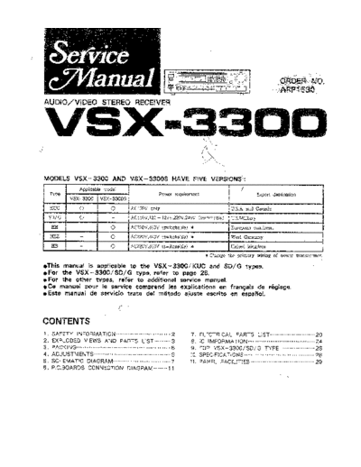 Pioneer hfe pioneer vsx-3300 service en  Pioneer Audio VSX-3300 hfe_pioneer_vsx-3300_service_en.pdf