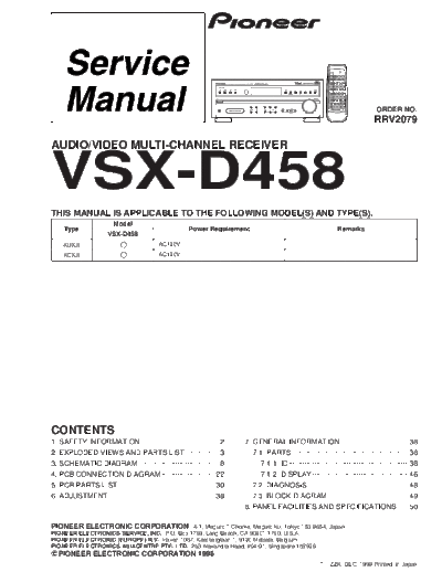 Pioneer VSX-D458 RRV2079  Pioneer Audio VSX-D458 VSX-D458_RRV2079.pdf