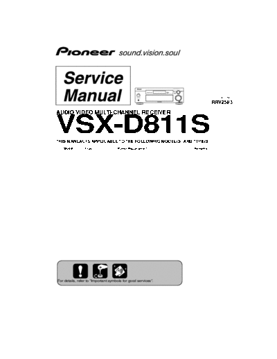 Pioneer hfe pioneer vsx-d811s service rrv2583  Pioneer Audio VSX-D811S hfe_pioneer_vsx-d811s_service_rrv2583.pdf