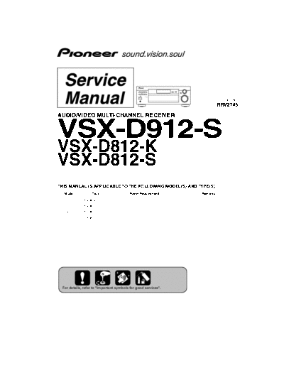 Pioneer hfe pioneer vsx-d812 912 service  Pioneer Audio VSX-D812 hfe_pioneer_vsx-d812_912_service.pdf