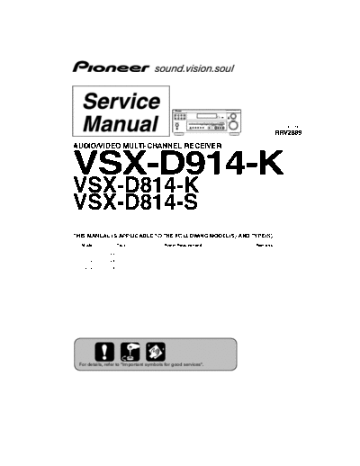 Pioneer hfe   vsx-d814-k 914-k service  Pioneer Audio VSX-D814 hfe_pioneer_vsx-d814-k_914-k_service.pdf