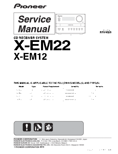 Pioneer PIONEER X-EM22 X-EM12 RRV4559  Pioneer Audio X-EM22 X-EM12 PIONEER_X-EM22_X-EM12_RRV4559.pdf