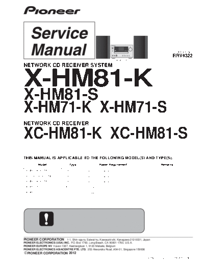 Pioneer pioneer x-hm81 x-hm71-k s rrv4322  Pioneer Audio XC-HM81-K pioneer_x-hm81_x-hm71-k_s_rrv4322.pdf