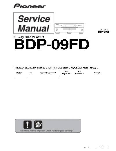 Pioneer hfe pioneer bdp-09fd service en  Pioneer Blue Ray BDP-09FD hfe_pioneer_bdp-09fd_service_en.pdf