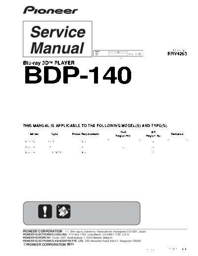 Pioneer pioneer bdp-140 rrv4263  Pioneer Blue Ray BDP-140 pioneer_bdp-140_rrv4263.pdf