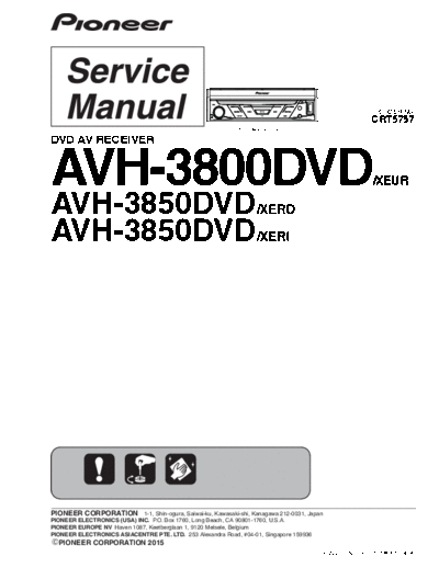 Pioneer pioneer avh-3800dvd avh-3850dvd  Pioneer Car Audio AVH-3800DVD pioneer_avh-3800dvd_avh-3850dvd.pdf