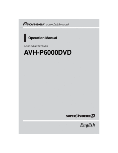 Pioneer hfe   avh-p6000dvd en  Pioneer Car Audio AVH-P6000DVD hfe_pioneer_avh-p6000dvd_en.pdf