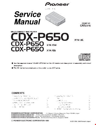 Pioneer cdx-p650 120  Pioneer Car Audio CDX-P650 cdx-p650_120.pdf
