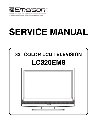 EMERSON EMERSON LC320EM8  EMERSON TV EMERSON LC320EM8.zip