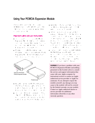 apple PCMCIA User