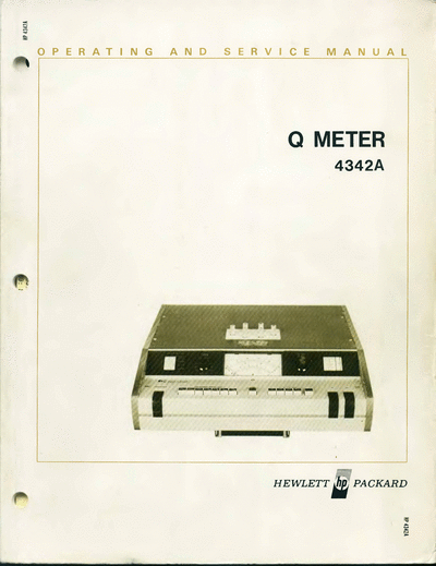 Agilent 4342a  Agilent 4342a.djvu