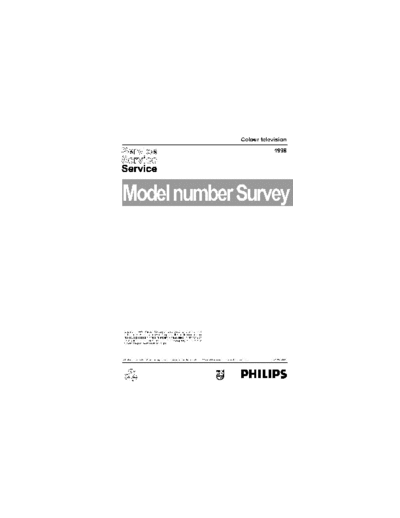 Philips product survey 1998 169  Philips Product survey Model Nr Survey 1998 product_survey_1998_169.pdf